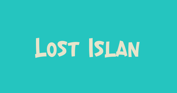 Lost Island font thumb
